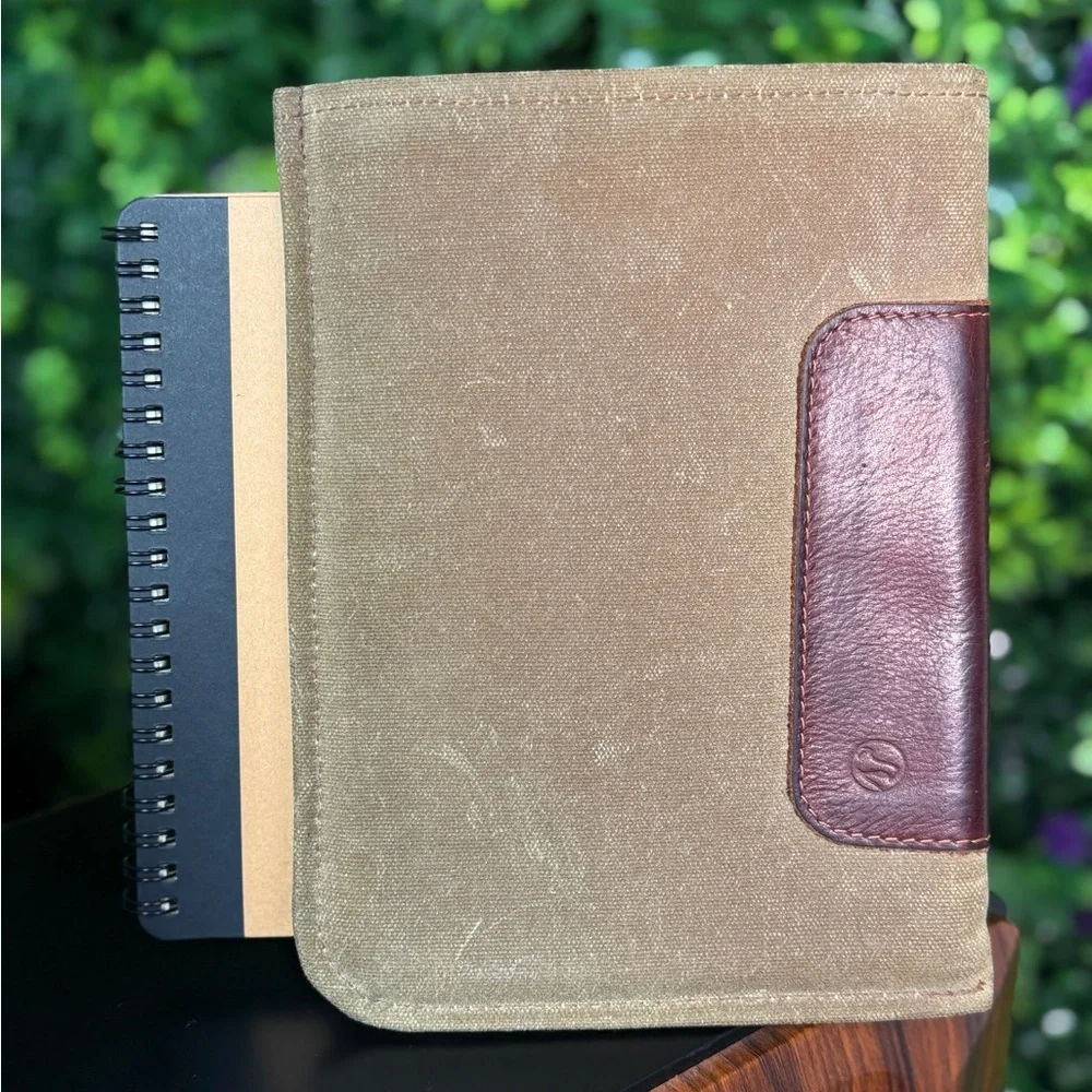 DODOcase Durable Sleeve Tan and Brown Waxed Canvas iPad Mini/Notebook Case